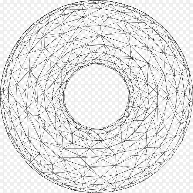 圆球钢丝绳-框架模型-圆