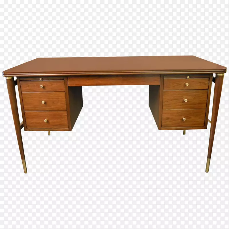 桌子台Widdicomb家具公司抽屉桌