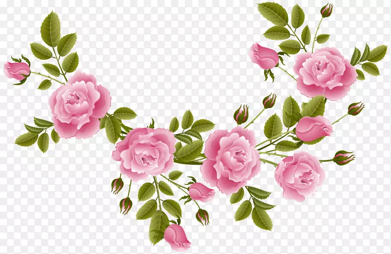 花园玫瑰插花艺术玫瑰装饰元素