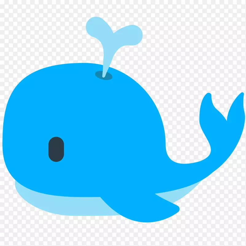 蓝鲸剪贴画-表情符号
