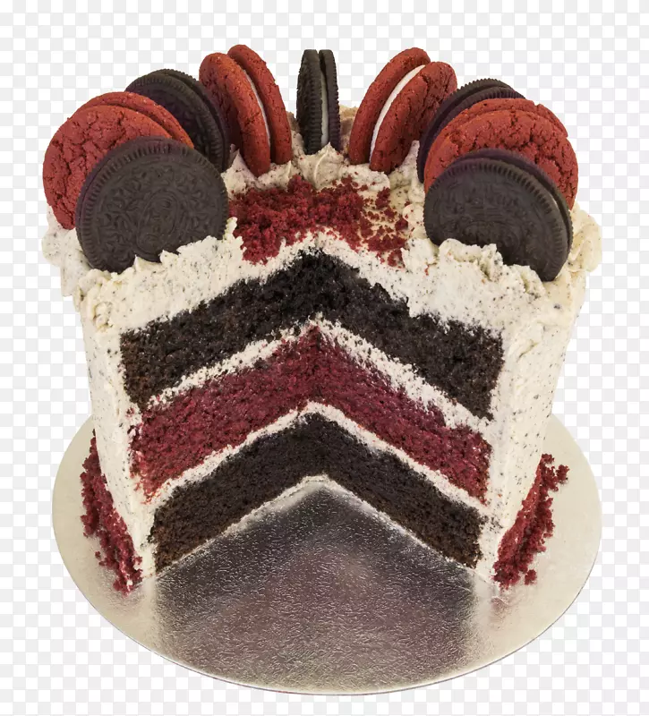 巧克力蛋糕，红天鹅绒蛋糕，红丝绒蛋糕，生日蛋糕-蛋糕