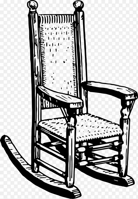 摇椅、桌椅、剪贴画.椅子