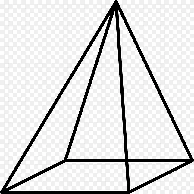 方金字塔实体几何锥矩形-好的