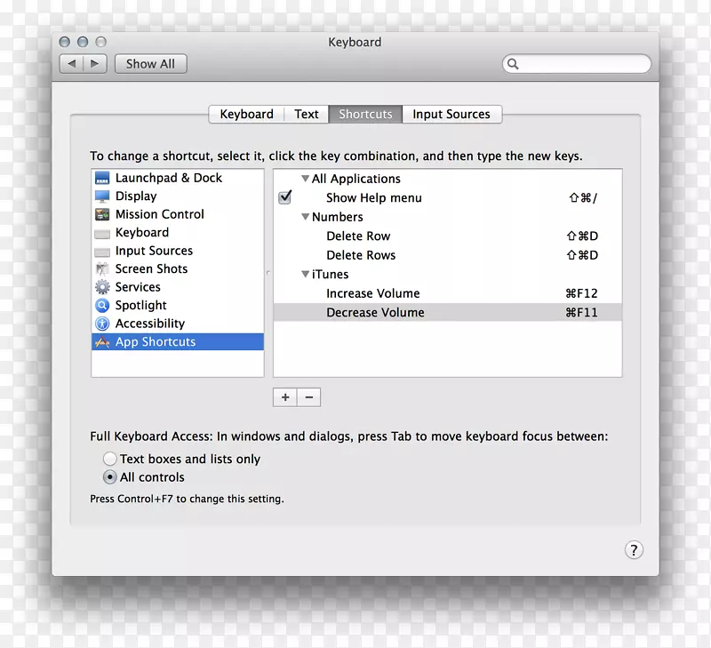计算机键盘快捷键系统首选项macos大写锁定苹果