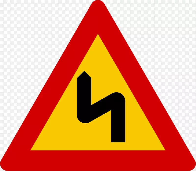 交通标志警告标志道路屈服标志冰岛