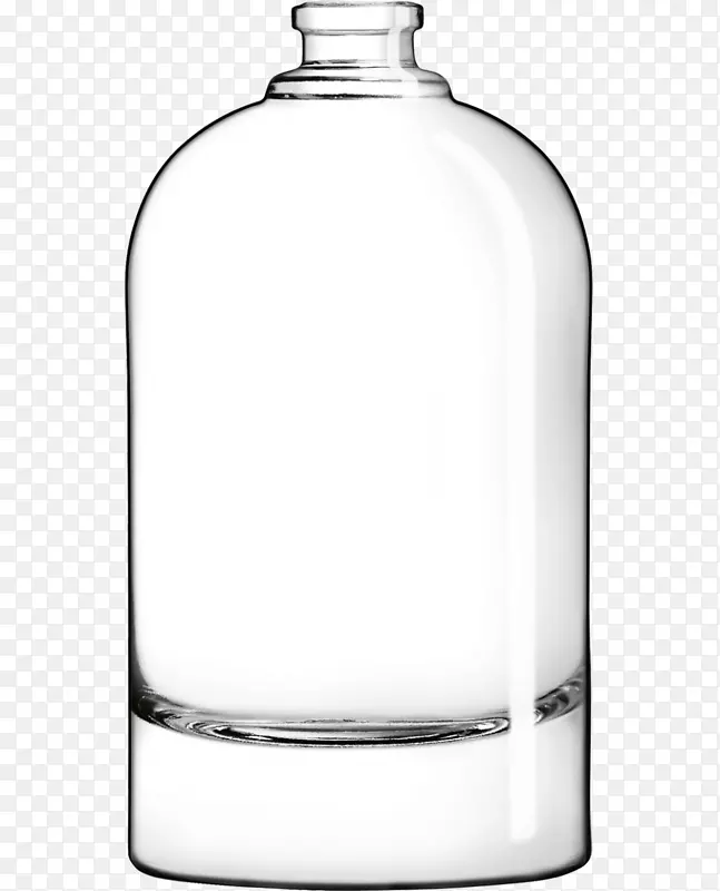模型水瓶、玻璃包装和标签.瓶子