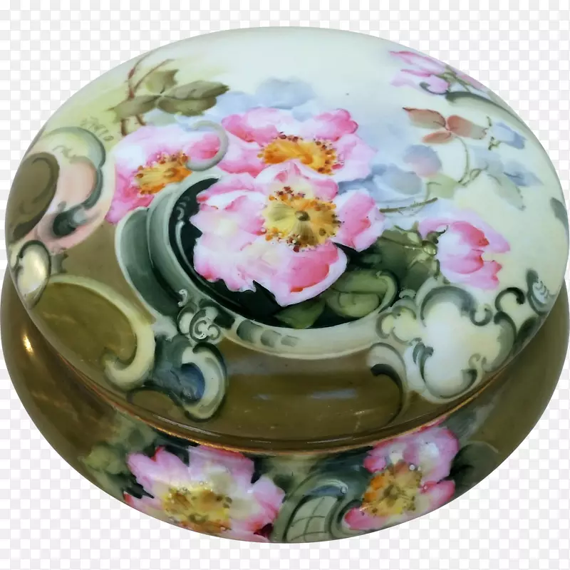 陶瓷餐具.手绘花卉材料