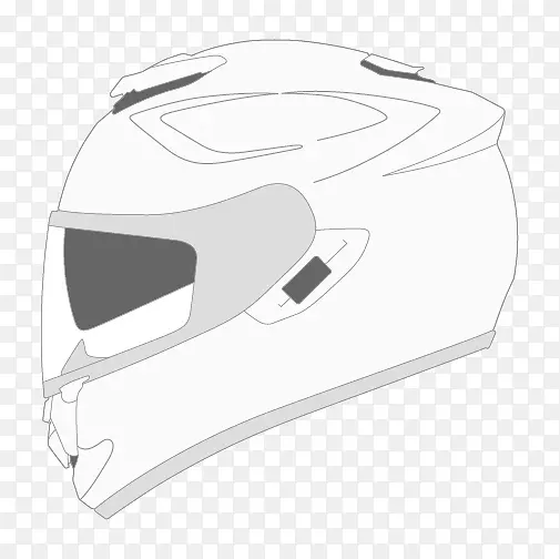 摩托车头盔自行车头盔个人防护装备头盔深灰色