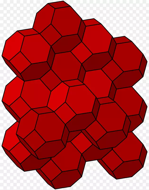 截短八面体位立方蜂窝镶嵌-立方