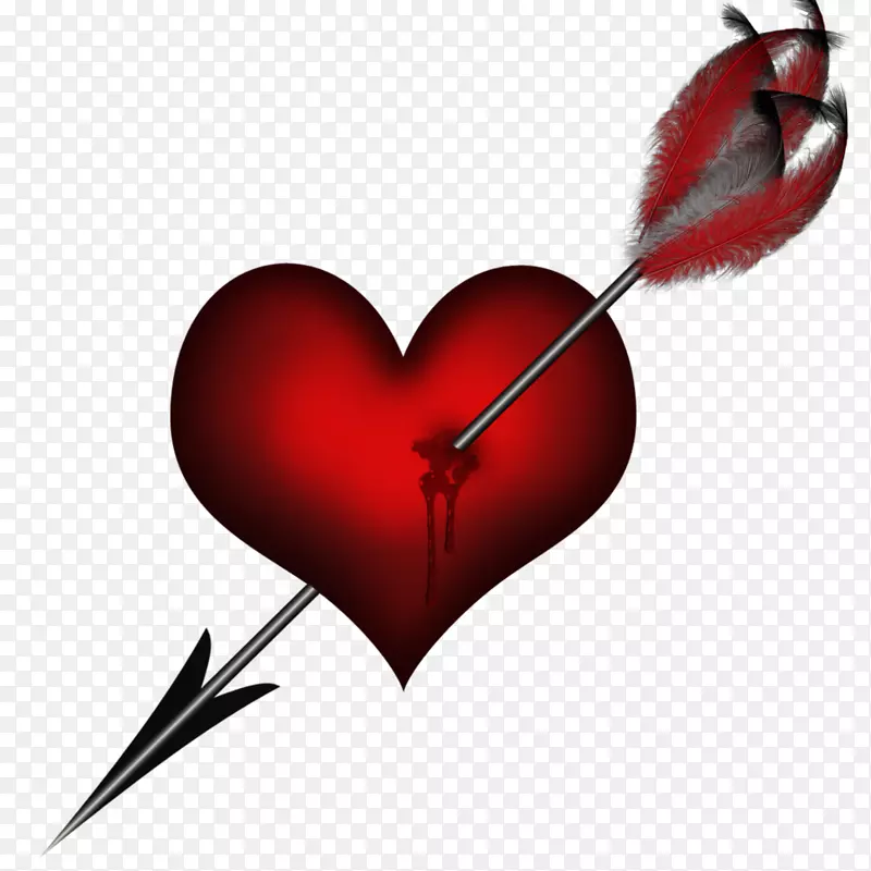 心脏箭夹艺术-爱情