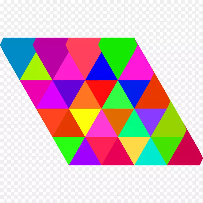 三角形瓷砖镶嵌夹艺术.三角形