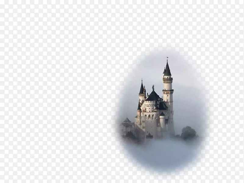 Neuschwanstein城堡摄影错误的右边童话城堡