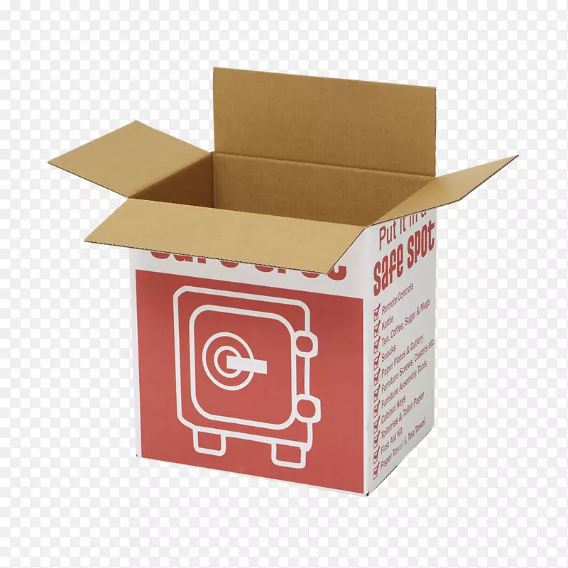 搬运机箱包装和标签自储纸盒