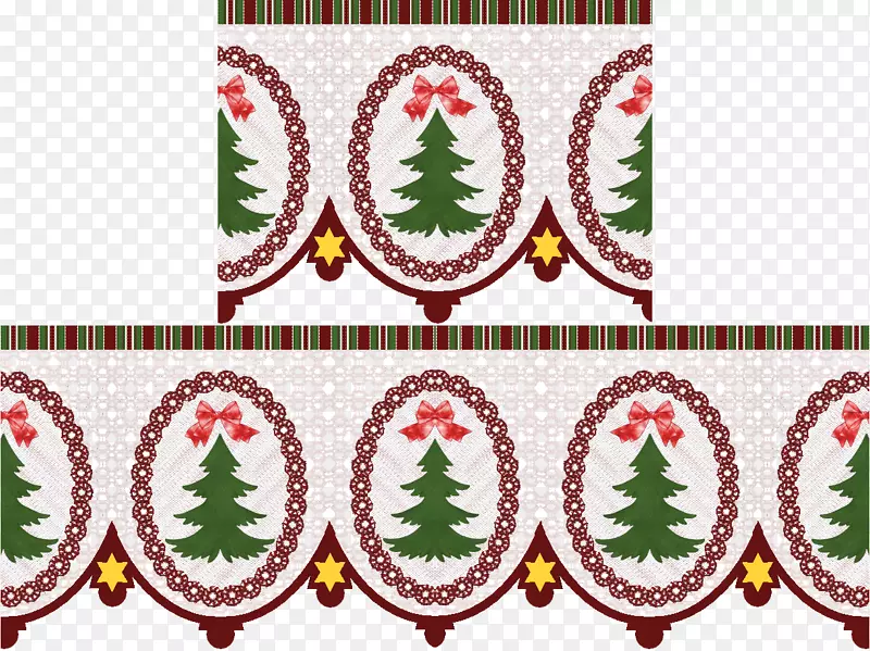 装饰纺织品圣诞树丝带-圣诞节