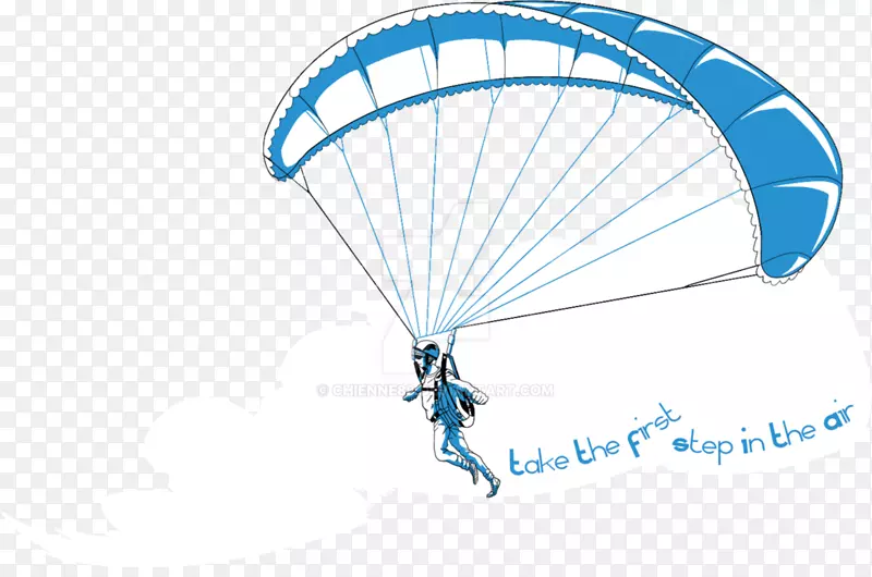跳伞、空中运动、风帆、降落伞、滑翔伞-起飞