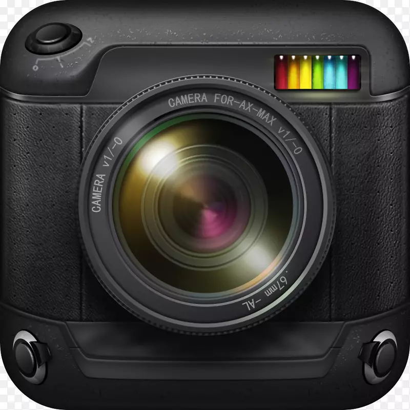 照相机镜头数码相机苹果单镜头反射式照相机
