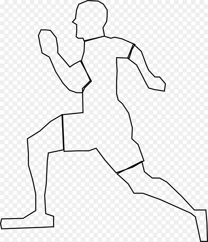 跑步慢跑剪贴画运动员概述