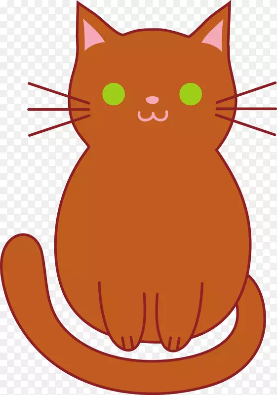 小猫哈瓦那棕色剪贴画-小猫