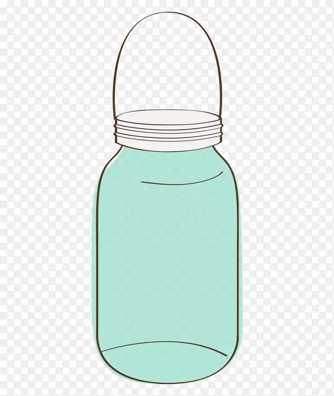 玻璃瓶，梅森瓶，水瓶，玻璃瓶