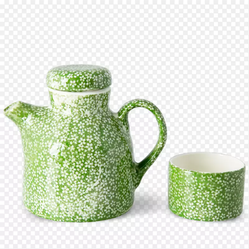 茶壶杯壶餐具茶杯水彩茶壶