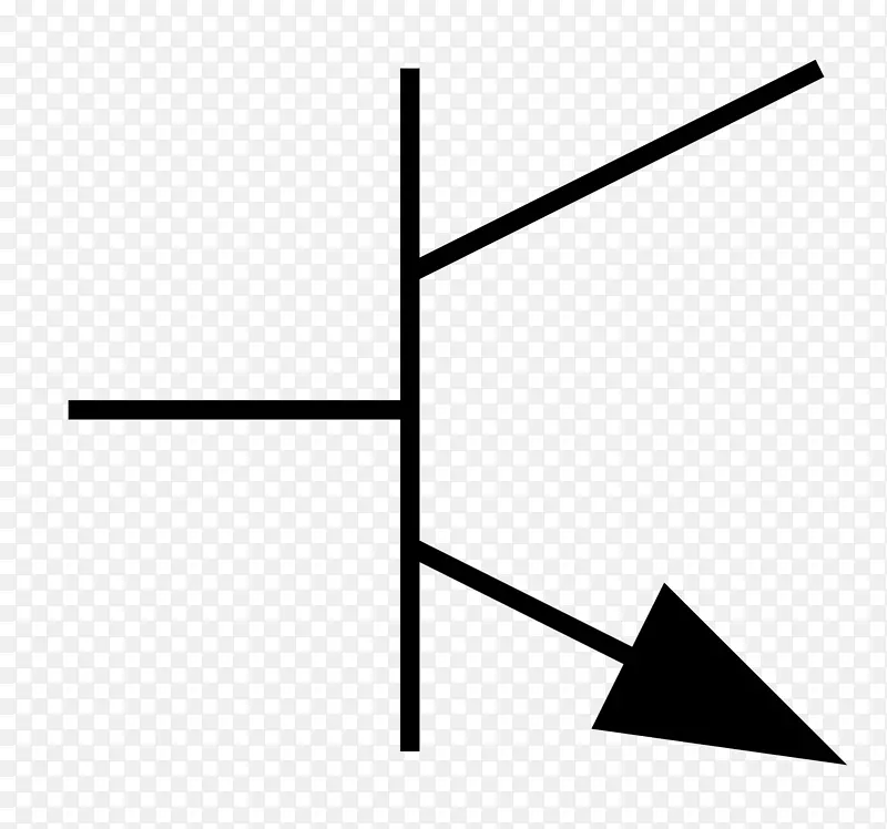 双极结晶体管电子符号MOSFET NPN符号