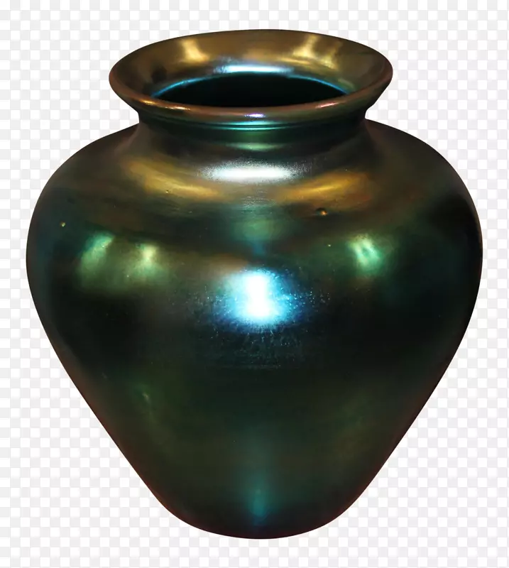 花瓶，绿松石，茶色人工制品-花瓶