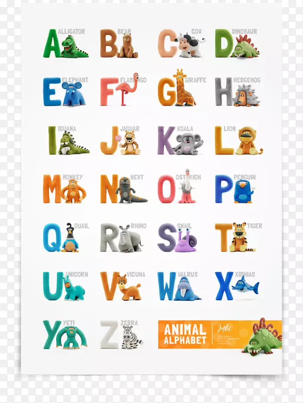 动物a到z字母表书abc动物狂欢节埃里克卡勒的ABC-ABC装饰