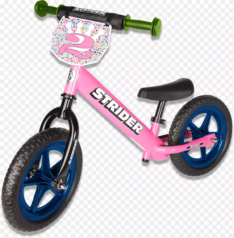 自行车车轮BMX自行车马鞍-粉红色自行车