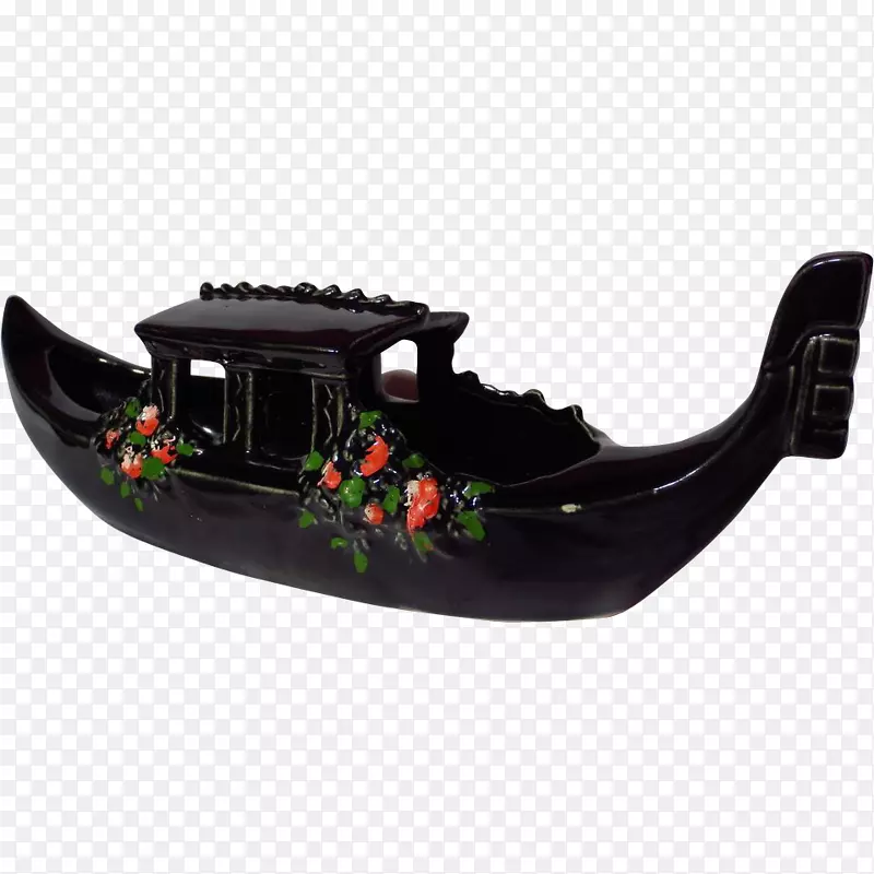 麦考伊陶器草莓瓷陶器黑色船