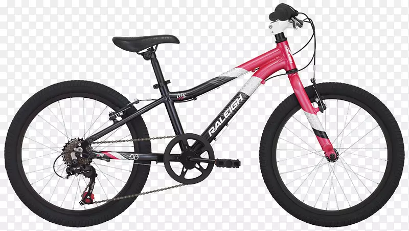 自行车立方体自行车，齿轮色山地车-粉红色自行车