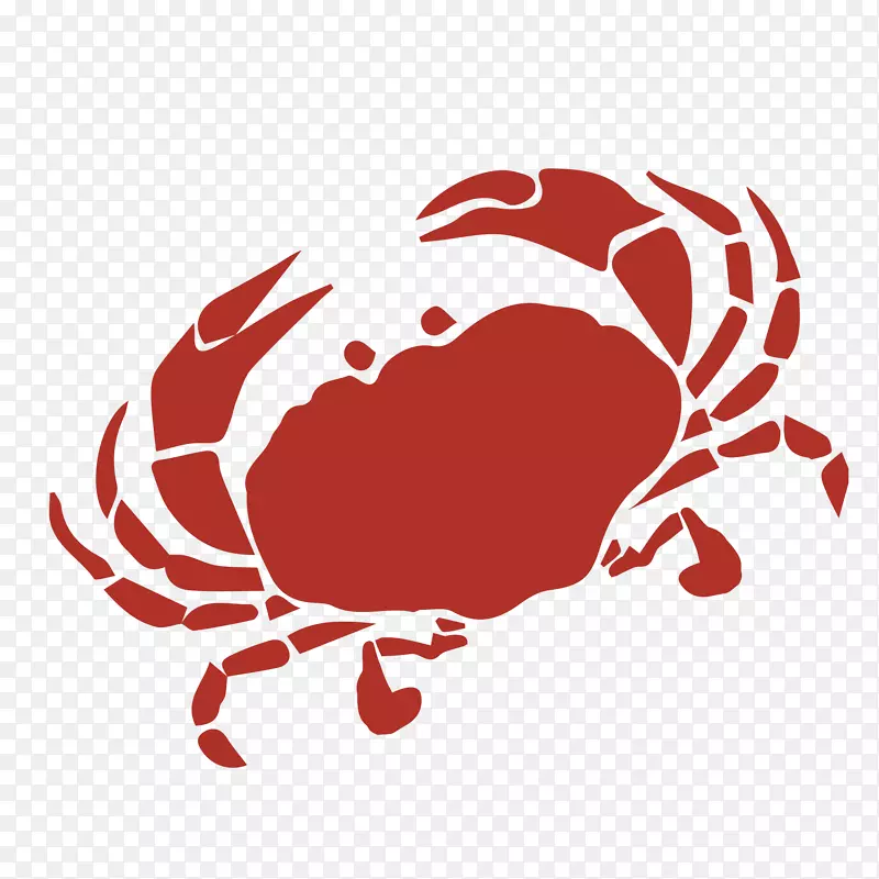 红蟹小龙虾为食
