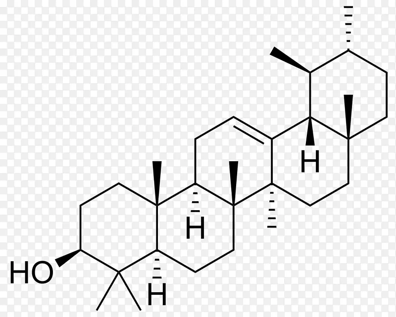 烯酮齐墩果酸三萜熊果酸甘草酸