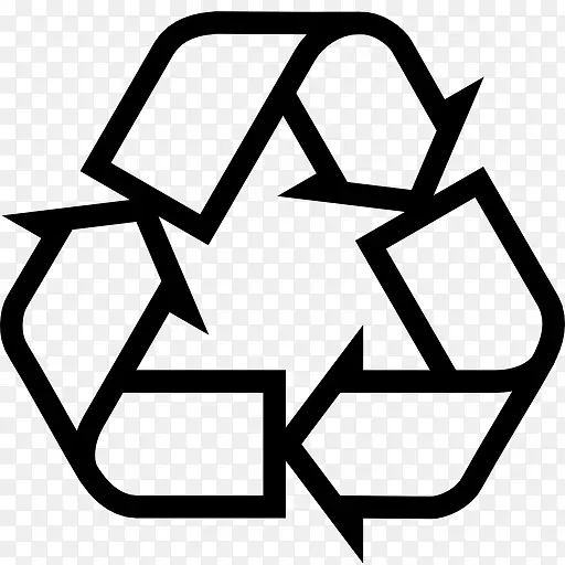 回收符号废物回收箱回收站艺术-减少再利用回收