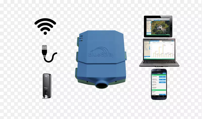 灌溉喷头控制器，定时器，消防喷头系统，家庭自动化套件.蓝色wifi