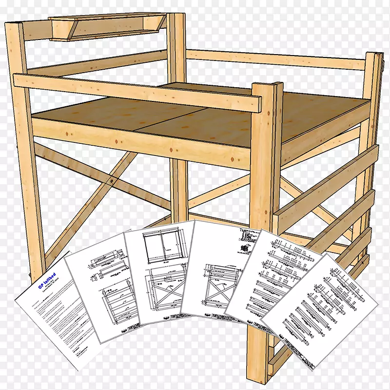 双层床框架卧室床垫-双层床