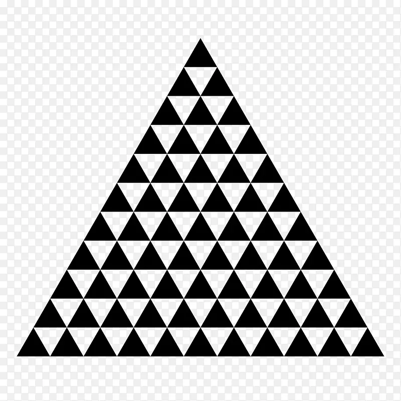 镶嵌等边三角形剪贴画.三角旗