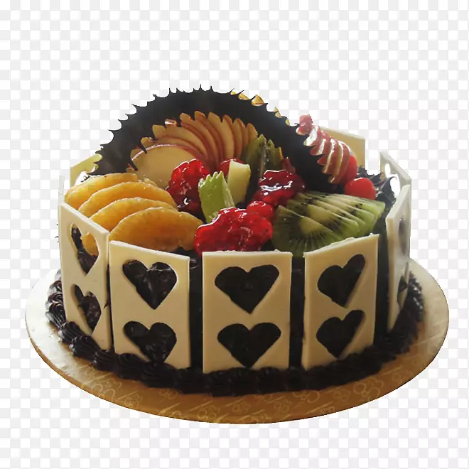水果蛋糕巧克力蛋糕黑色森林古堡面包店生日蛋糕-蛋糕递送