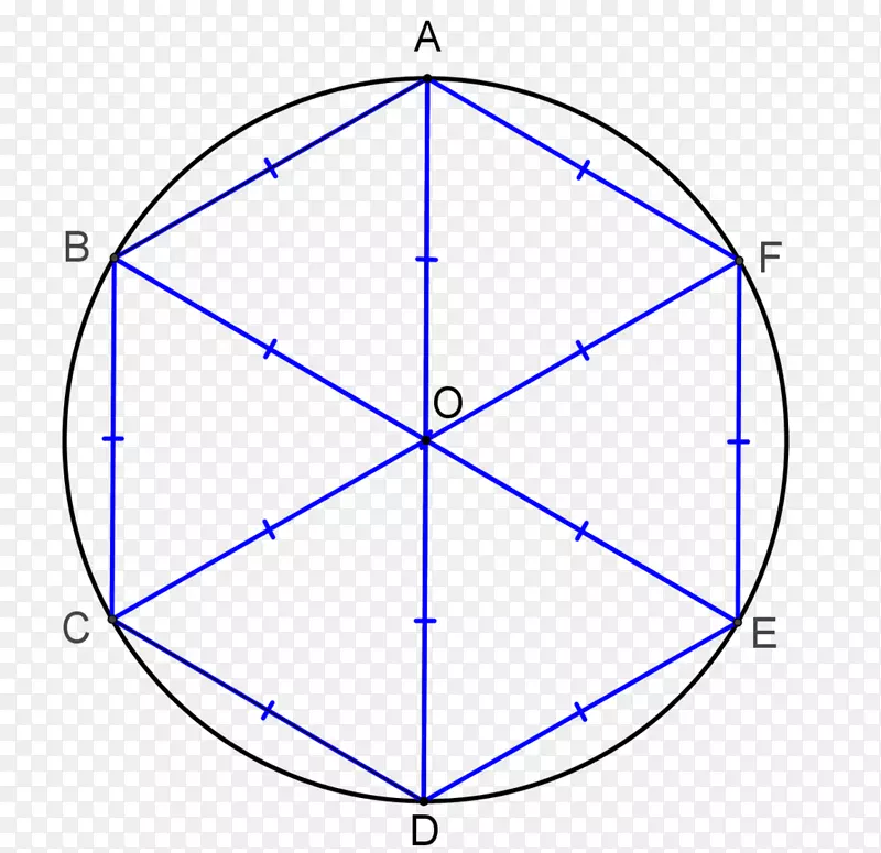 六角对称三角形正多边形圆橙色六边形