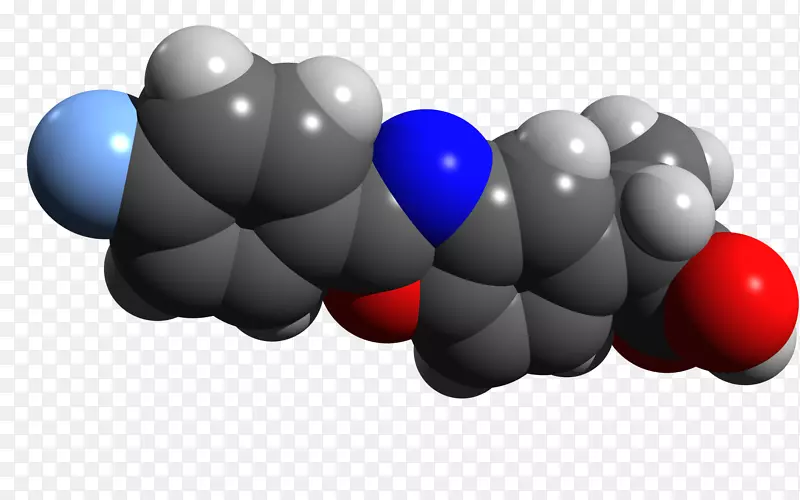 氟洛芬非甾体类抗炎药物空间填充模型萘普生填充剂