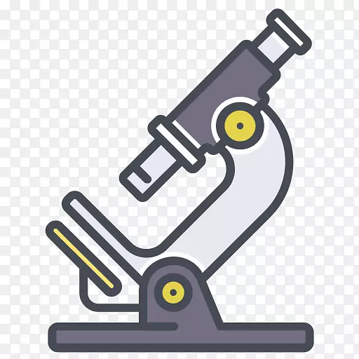 计算机图标医学实验室显微镜-医疗用品