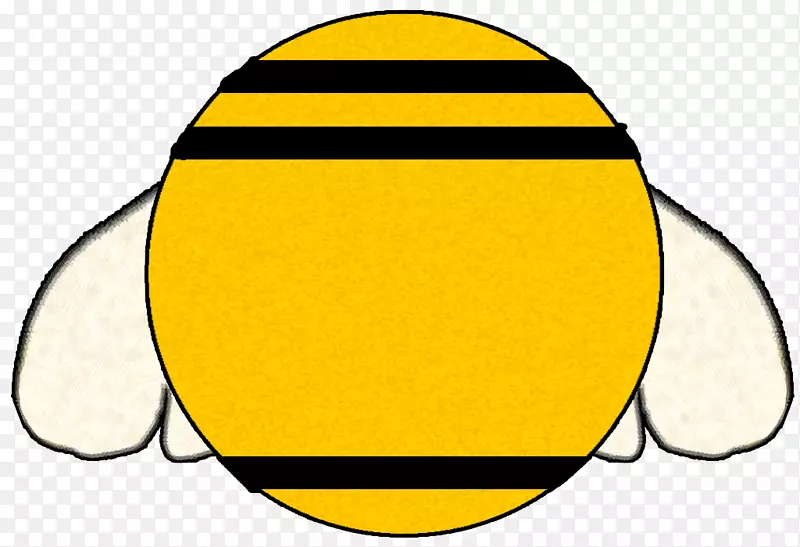 圆线笑脸剪贴画-蜜蜂