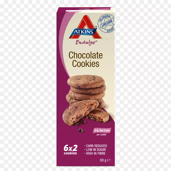 巧克力曲奇茶饼干阿特金斯饮食低碳水化合物饮食巧克力饼干