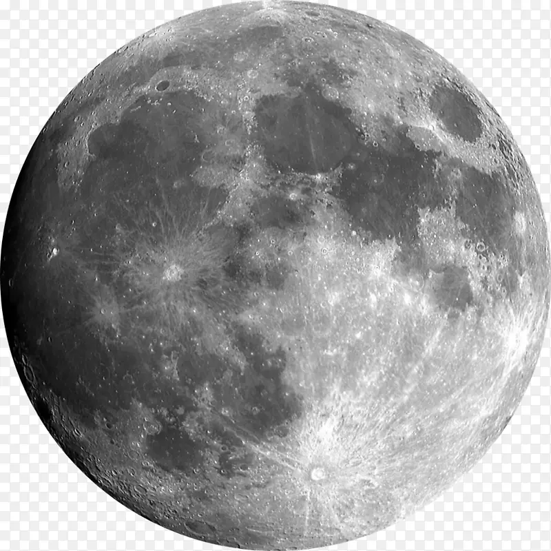 月食超级月亮剪贴画-秋季满月