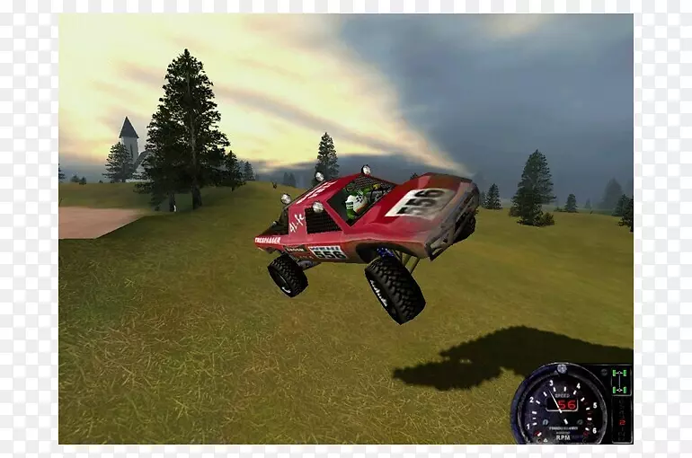 疯狂汽车越野车比赛视频游戏-狂暴