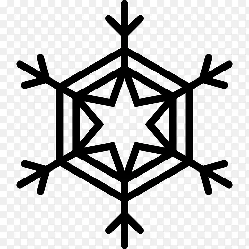 雪花形状-下雪了