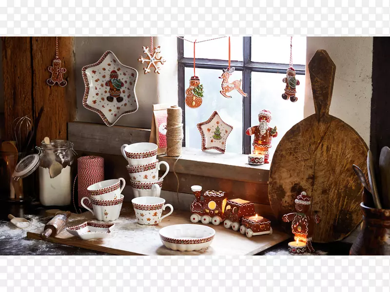 维拉罗伊和博奇·普里亚尼克圣诞节烤瓷烘焙店-冬季装饰