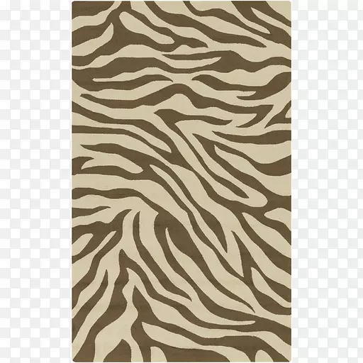 地毯动物印花斑马纺织品室棕色图案