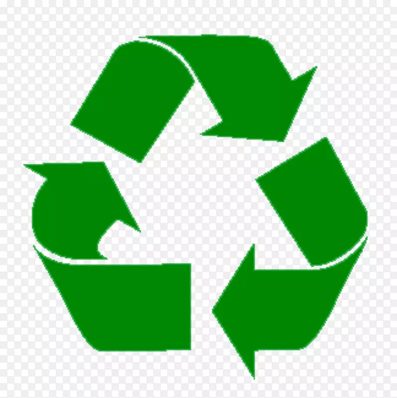 回收符号回形针艺术绿化环境