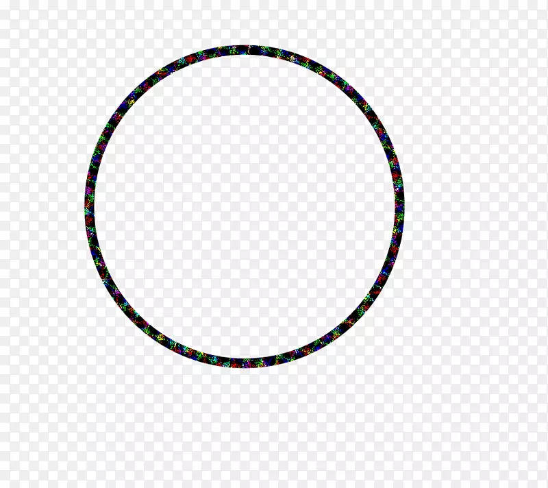 圆形线点椭圆体珠宝.黑色框架圆