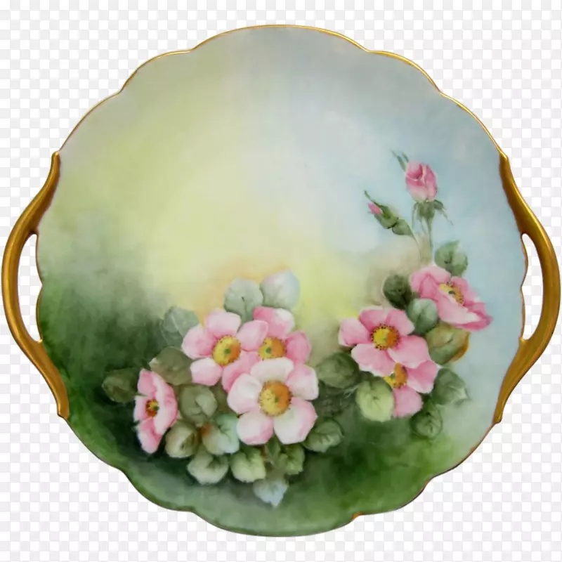 花盆瓷.手绘蛋糕